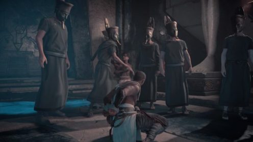 ACO: Bayek witnesses his Son's death (Source: Ubisoft)